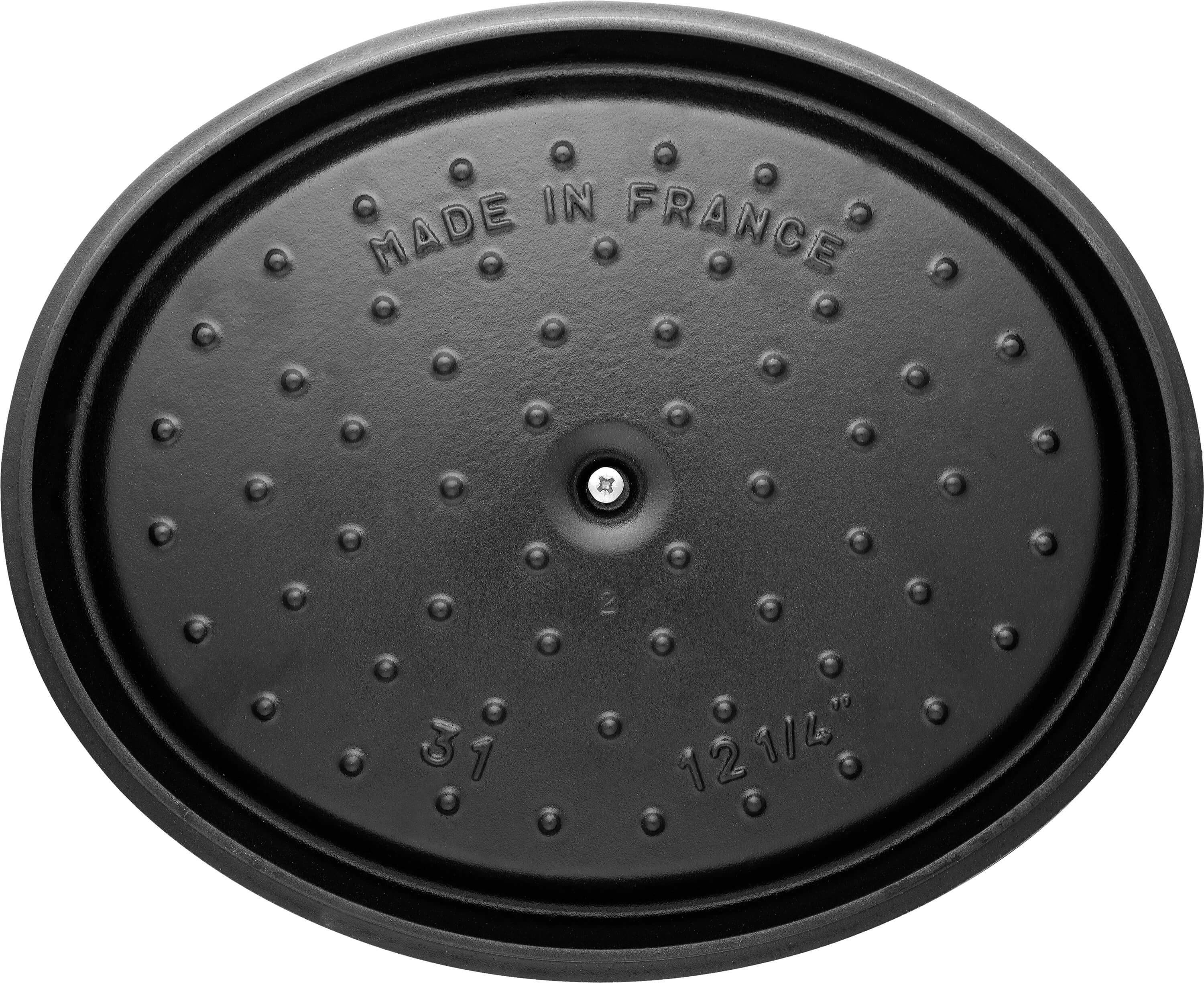 STAUB Garnek żeliwny owalny 4,2l czarny - zdjęcie 1