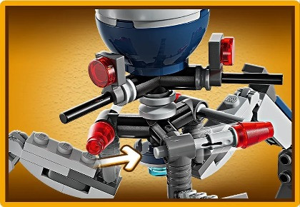 LEGO Star Wars 75372 Zestaw bitewny z żołnierzem armii klonów™ i droidem bojowym™ - zdjęcie 6