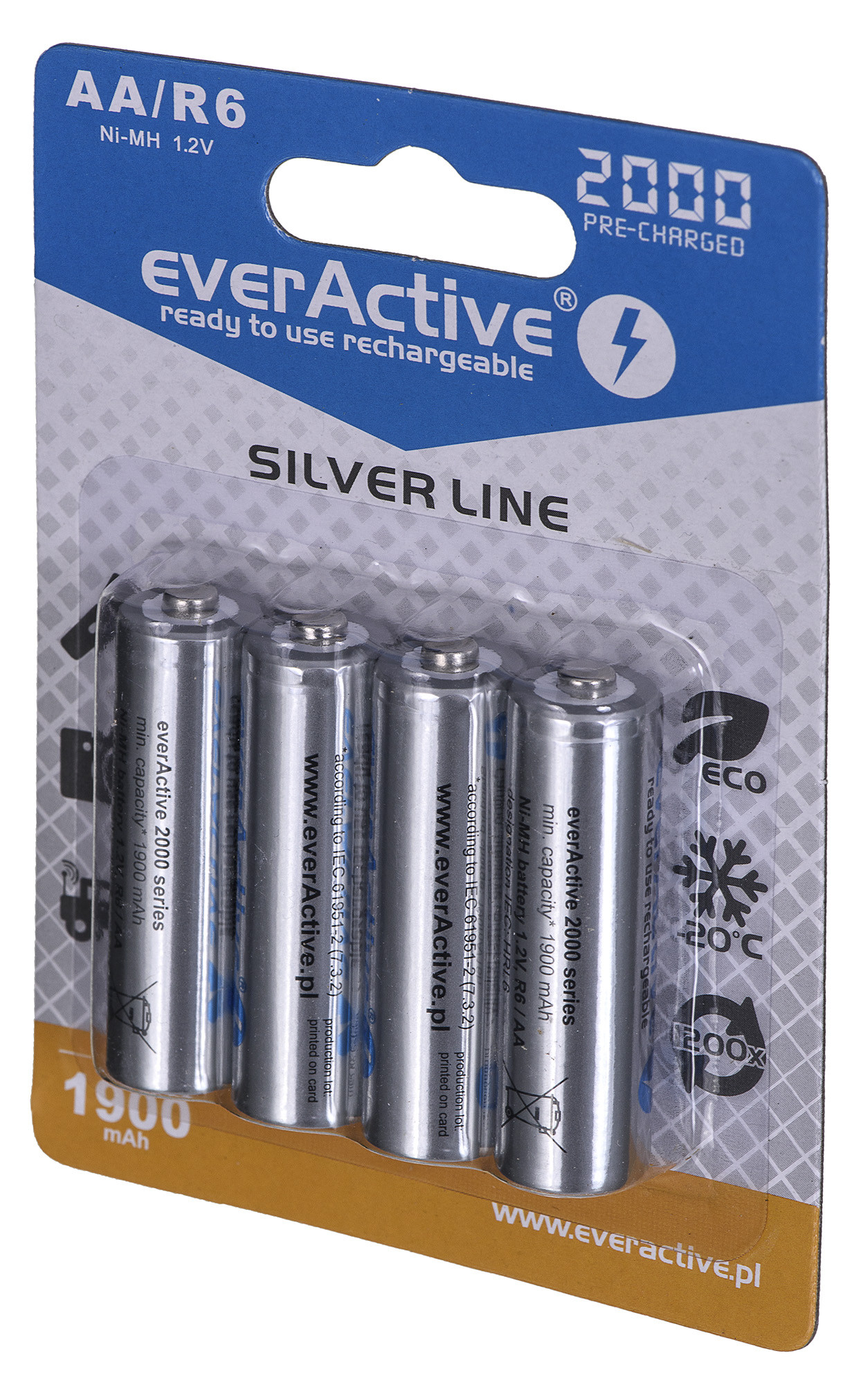 EVERACTIVE AKUMULATORKI AA 2000MAH EVHRL6-2000 - zdjęcie 2