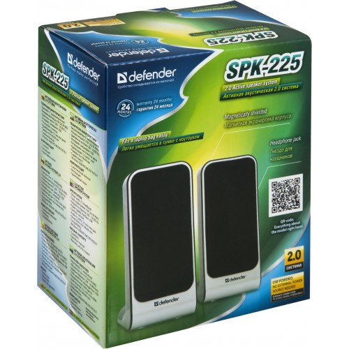 DEFENDER GŁOŚNIKI SPK-225 4W 2.0 USB 65220 - zdjęcie 1