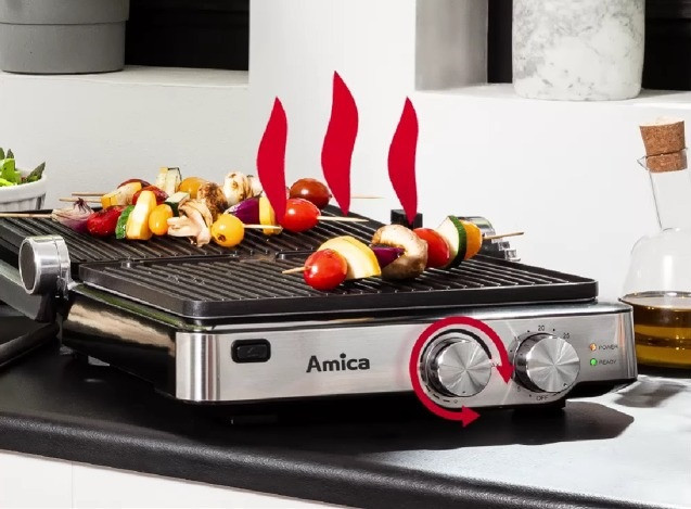 Grill elektryczny AMICA GK4011 - zdjęcie 2