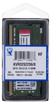 KINGSTON DDR4 SODIMM 8GB 3200MHz CL22 1Rx16 - zdjęcie 1