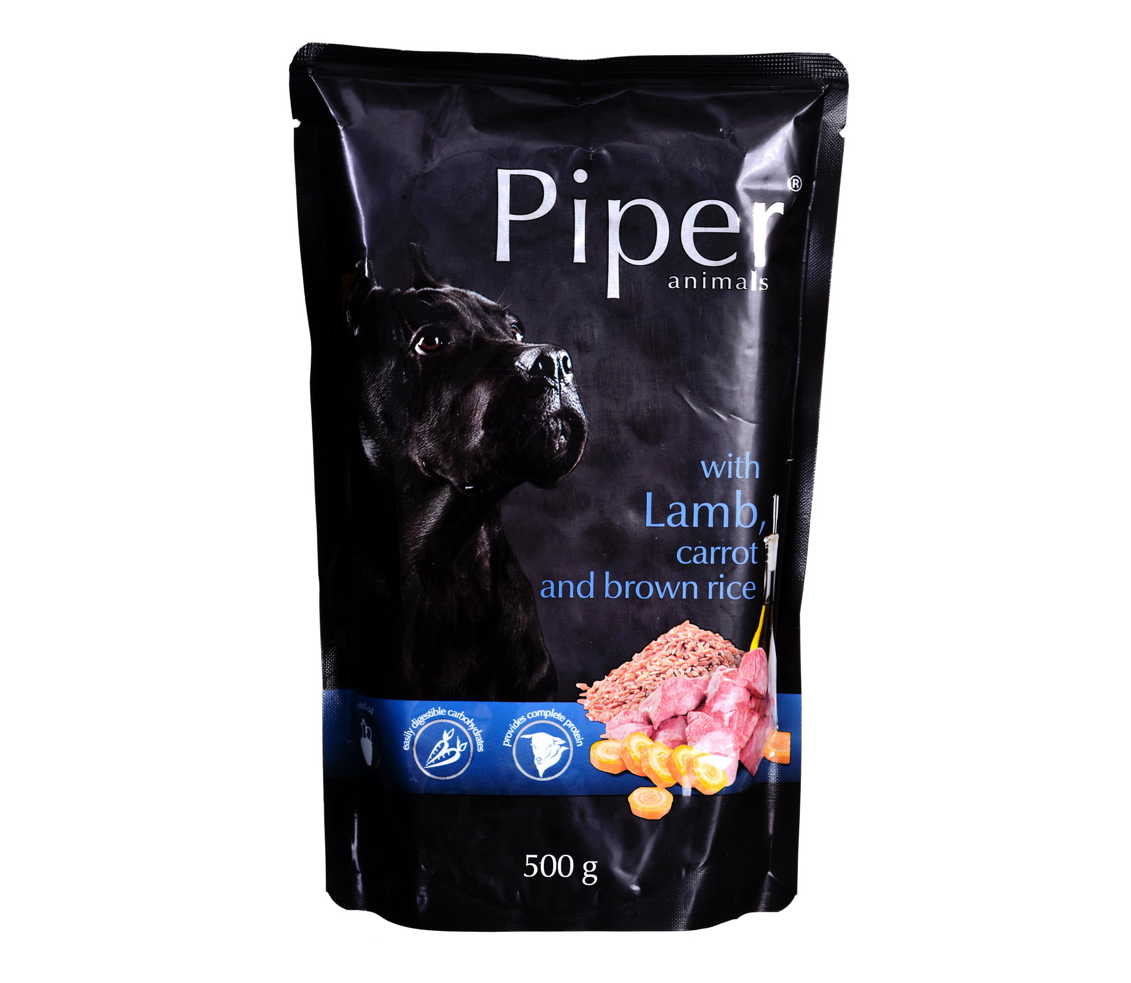 DOLINA NOTECI Piper Animals z jagnięciną i marchewką - mokra karma dla psa - 500 g - zdjęcie 1