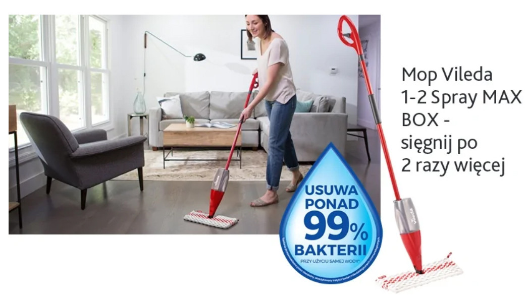 Mop Vileda 1-2 Spray MAX BOX - zdjęcie 1
