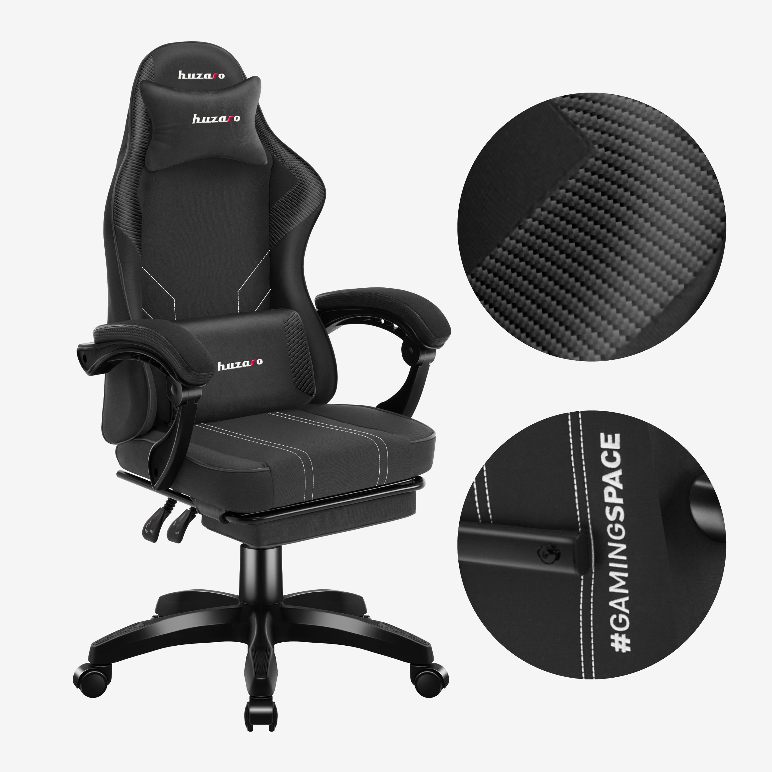 Fotel gamingowy Force 3.7 Carbon Black - zdjęcie 6