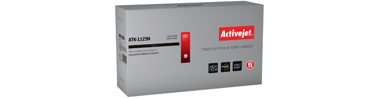 Activejet ATK-1125N Toner do drukarki Kyocera, Zamiennik Kyocera TK-1125; Supreme; 2100 stron; czarny. - zdjęcie 6