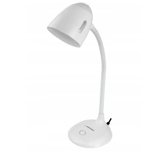 ESPERANZA LAMPKA BIURKOWA ELECTRA BIAŁA ELD110W - zdjęcie 1