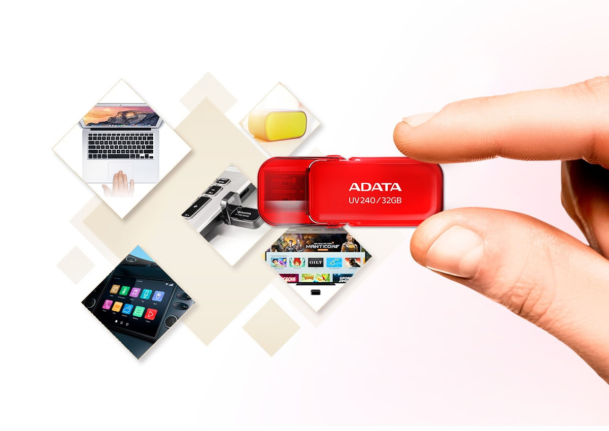 ADATA FLASHDRIVE UV240 64GB USB 2.0 Black - zdjęcie 5