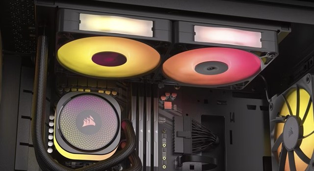 CORSAIR iCUE LINK TITAN 280 RX RGB AIO, 280mm Radiator, Liquid CPU Cooler - zdjęcie 2