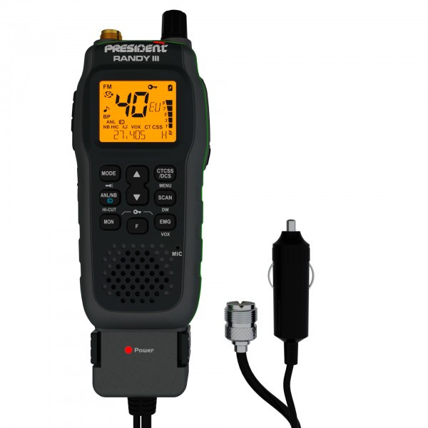 CB Radio przenośne ręczne ASC PRESIDENT Randy III - zdjęcie 1