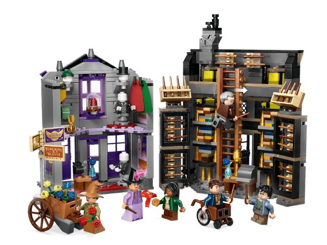 LEGO Harry Potter 76439 Sklepy Ollivandera i Madame Malkin - zdjęcie 2
