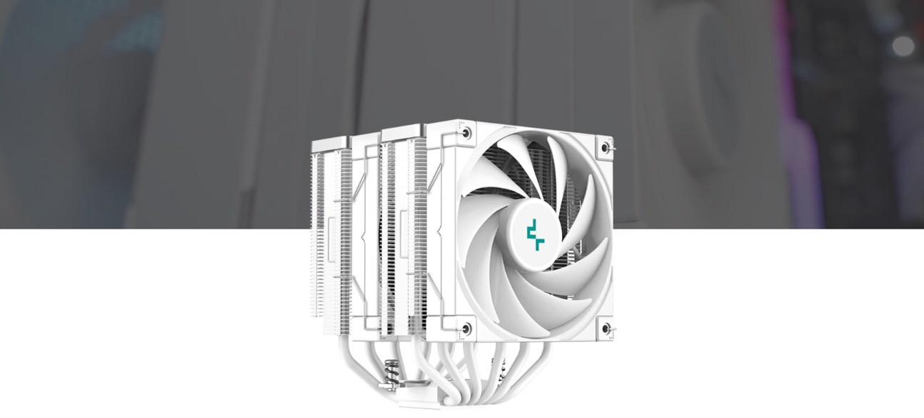 Chłodzenie DeepCool AK620 White (R-AK620-WHNNMT-G-1) - zdjęcie 1