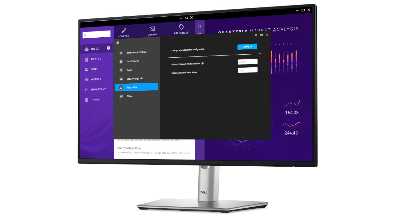MONITOR DELL LED 24" P2425H - zdjęcie 2