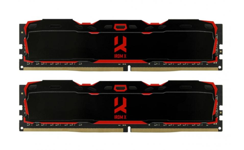 GOODRAM DDR4 16GB 3200 CL16 DUAL IRDM X BLACK - zdjęcie 1