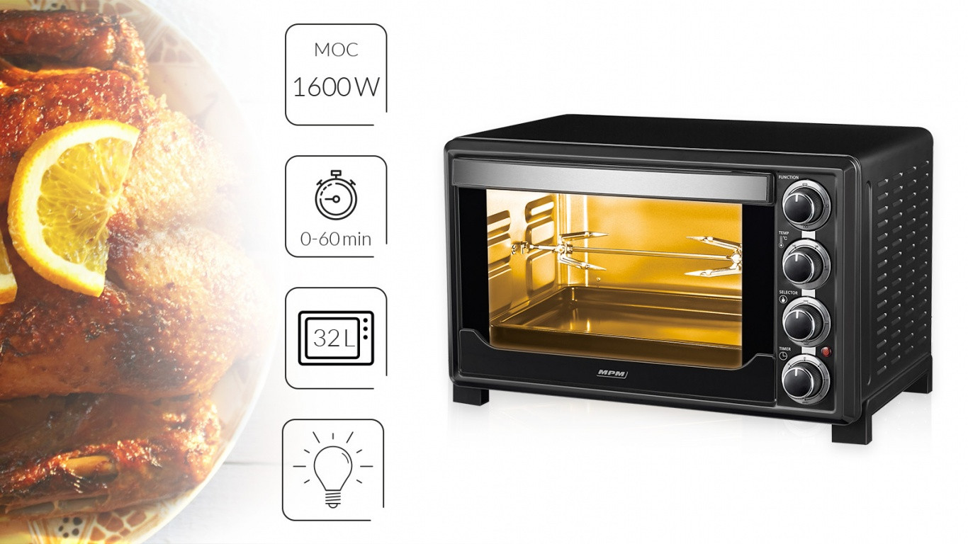 Piekarnik elektryczny z termoob 32 l vMPE-05/T - zdjęcie 1