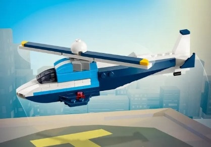 LEGO CREATOR 3w1 31160 Statek powietrzny: samolot wyścigowy - zdjęcie 5