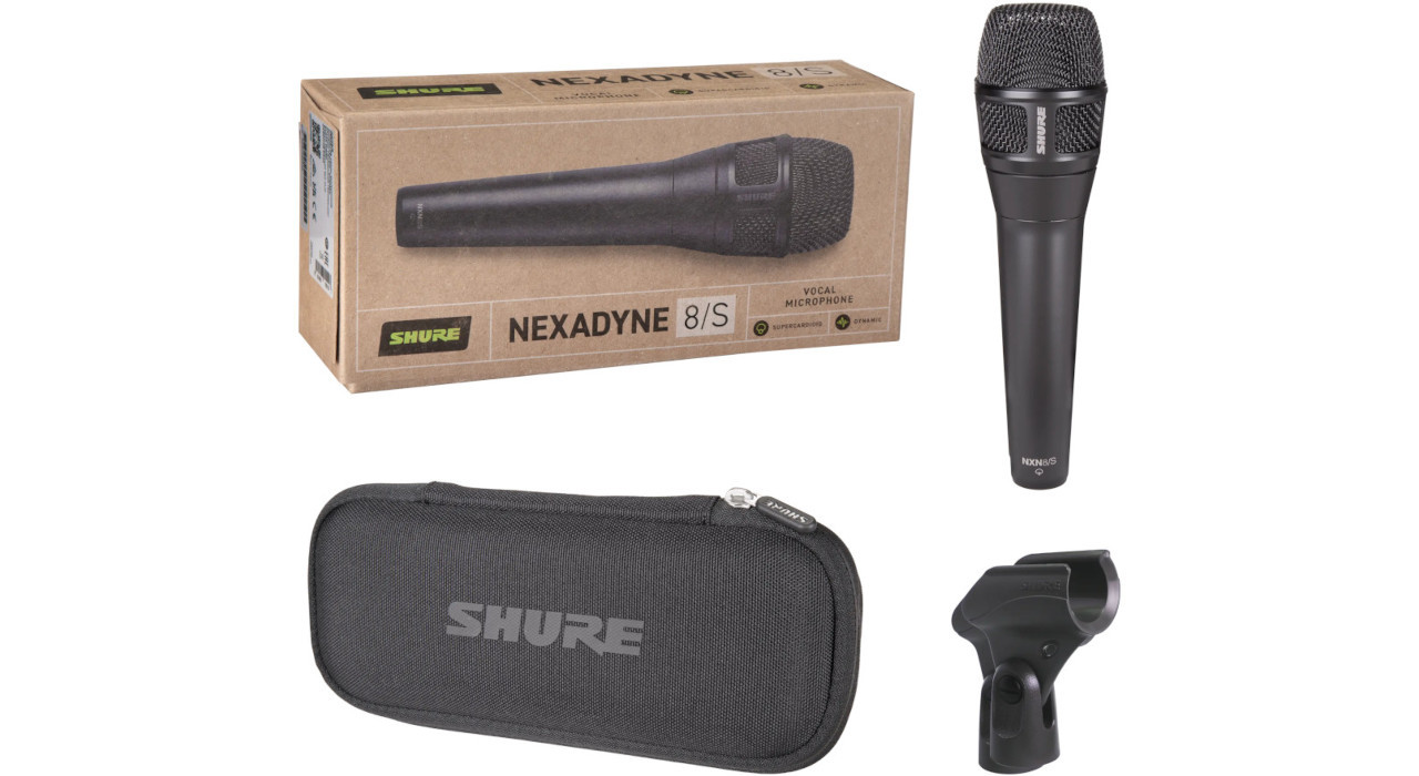 Shure NXN8/S - Mikrofon dynamiczny Nexadyne, Superkardioidalny ze złączem XLR, czarny - zdjęcie 6