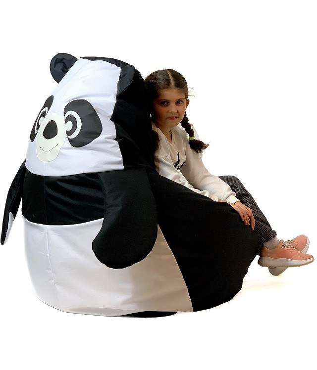 Pufa worek sako PANDA czarny-biały XL 130x90 - zdjęcie 1