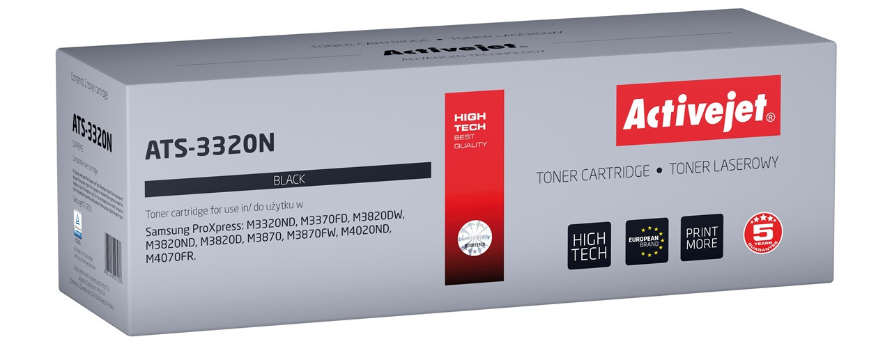 Activejet ATS-3320N Toner do drukarki Samsung, Zamiennik Samsung MLT-D203L; Supreme; 5000 stron; czarny. - zdjęcie 6