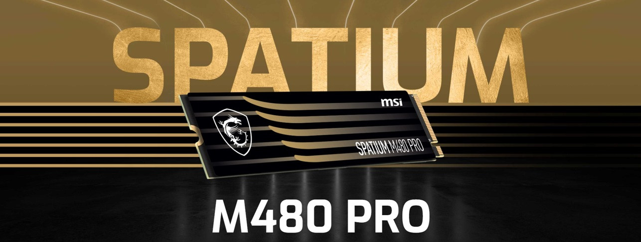 Dysk SSD MSI SPATIUM M480 PRO 2TB PCIe 4.0 NVMe M.2 (S78-440Q600-P83) - zdjęcie 1