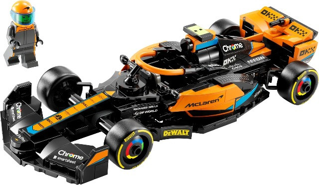 LEGO Speed Champions 76919 Samochód wyścigowy McLaren Formula 1 wersja 2023 - zdjęcie 2