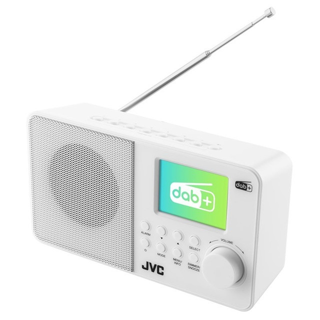 Radio JVC DAB RA-E611W-DAB white - zdjęcie 2