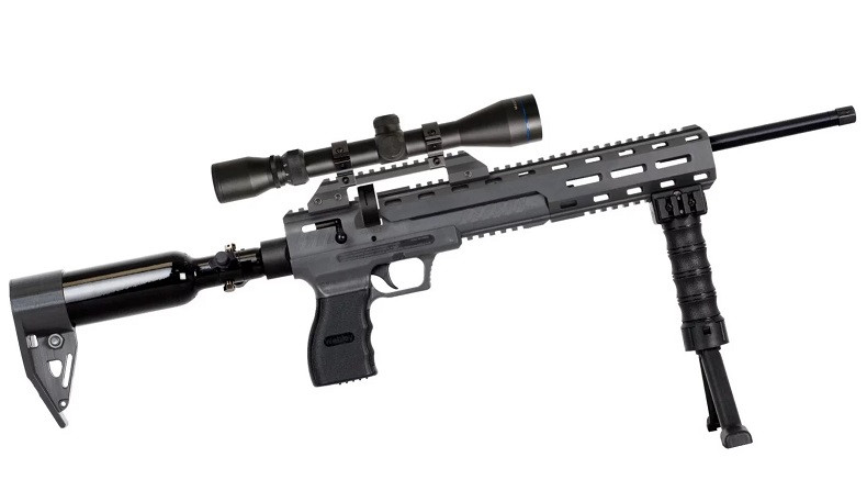 Karabinek wiatrówka WEBLEY Nemesis X, PCP, 2x7-strzał, 1x14 strzał, kal. 4,5 mm, polimer, do17J - zdjęcie 1