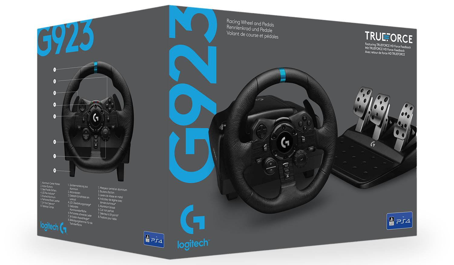 Kierownica Logitech G923 PS4/PS5/PC 941-000149 - zdjęcie 3