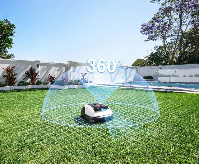 Robot do koszenia trawy Ecovacs Goat O500 Panorama (czarno-biały) - zdjęcie 4