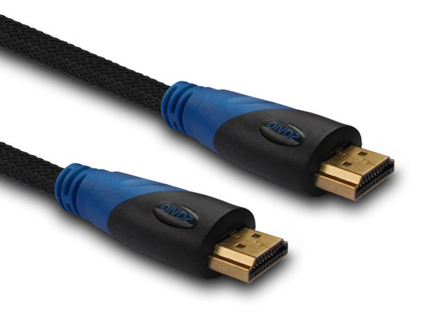 Savio kabel hdmi 2m v1,4 3d oplot nylonowy hdmi a męskie - hdmi a męskie cl-48 cl-48 - zdjęcie 1