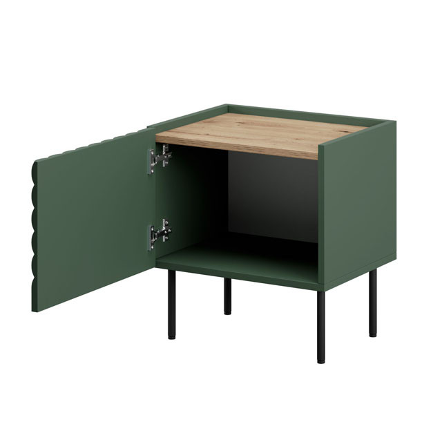 Szafka nocna ONDA 2szt. 50x40xH54 zieleń - zdjęcie 2