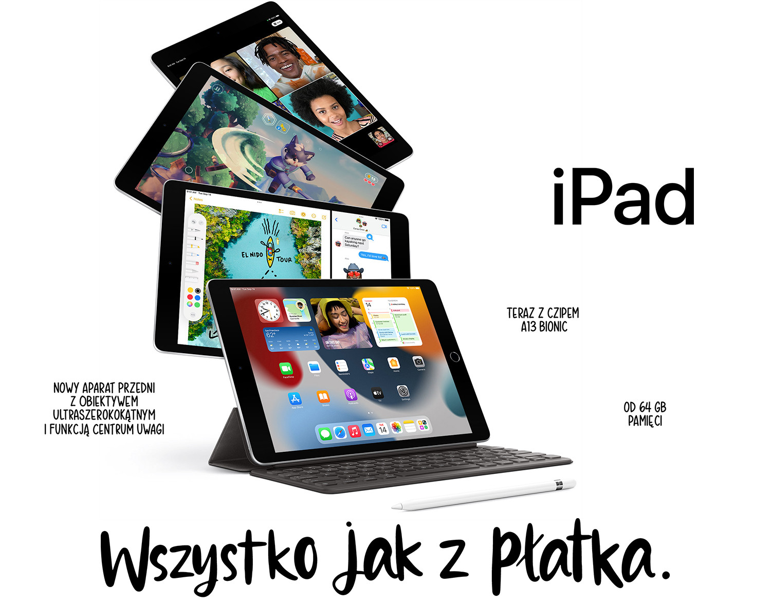 Apple iPad 2021 10,2" 64GB Wi-Fi Space Gray - zdjęcie 1