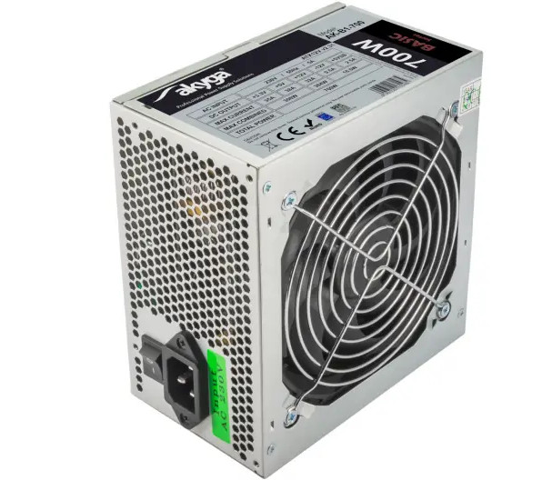 Akyga zasilacz basic atx 700w p4 fan12cm 5xsata 2xmolex 2xpci-e 6 i 6+2pin ak-b1-700 - zdjęcie 1