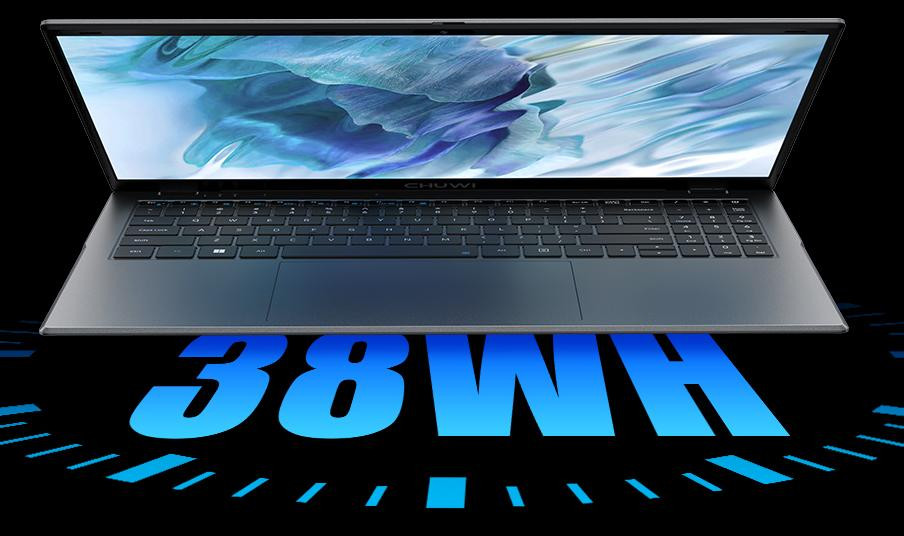 Laptop Chuwi GemiBook-Plus-K2 N150/15.6" FHD (1920x1080) AntiGlare/16GB/SSD 512GB/BT/LAN/Win 11 Gray - zdjęcie 7