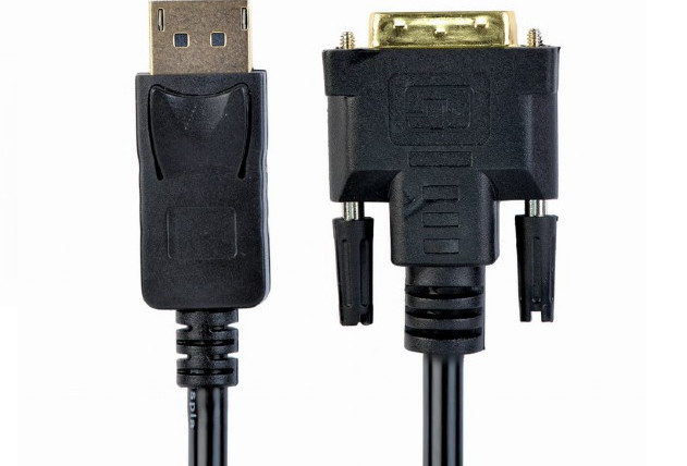 Kabel displayport m ->dvi-d (24+1) 1m cc-dpm-dvim-1m - zdjęcie 1