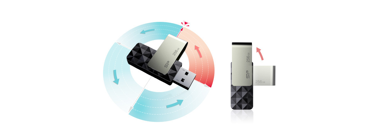 Silicon Power Blaze B30 256GB SP256GBUF3B30V1K - zdjęcie 2