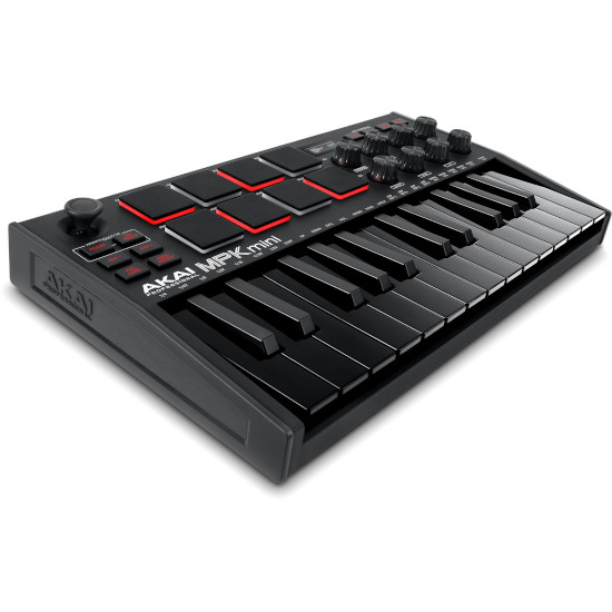 AKAI MPK MINI 3 BLACK - Mini klawiatura sterująca - zdjęcie 2