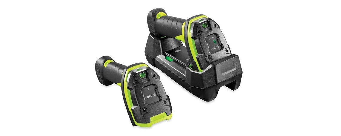 Zebra - Bezprzewodowy czytnik kodów kreskowych LI3678-SR3U42A0S1W USB/BAZA/kabel/zasilacz - zdjęcie 1