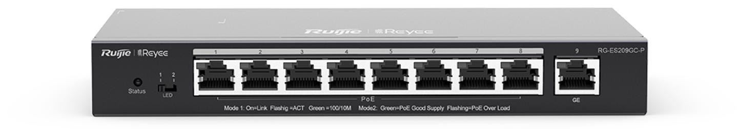 Switch Easy Smart Ruijie Reyee RG-ES209GC-P - zdjęcie 1
