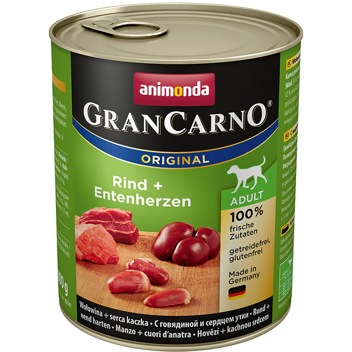 ANIMONDA Grancarno Adult MIX SMAKÓW - mokra karma dla psa - 12x800g - zdjęcie 1