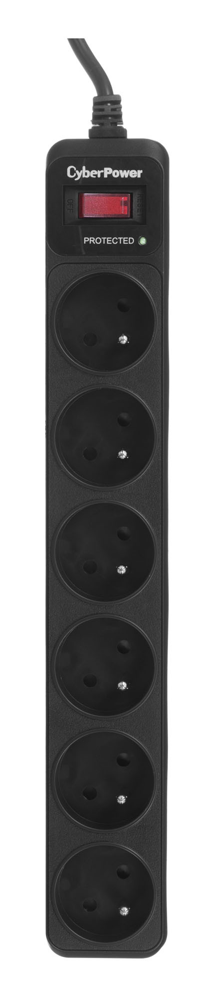 Listwa przeciwprzepięciowa CyberPower B0620SC0-FR - zdjęcie 1