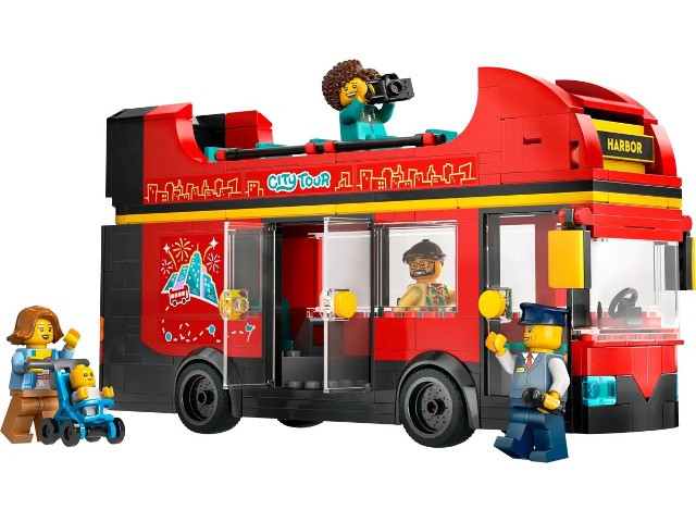 LEGO City 60407 Czerwony, piętrowy autokar - zdjęcie 2