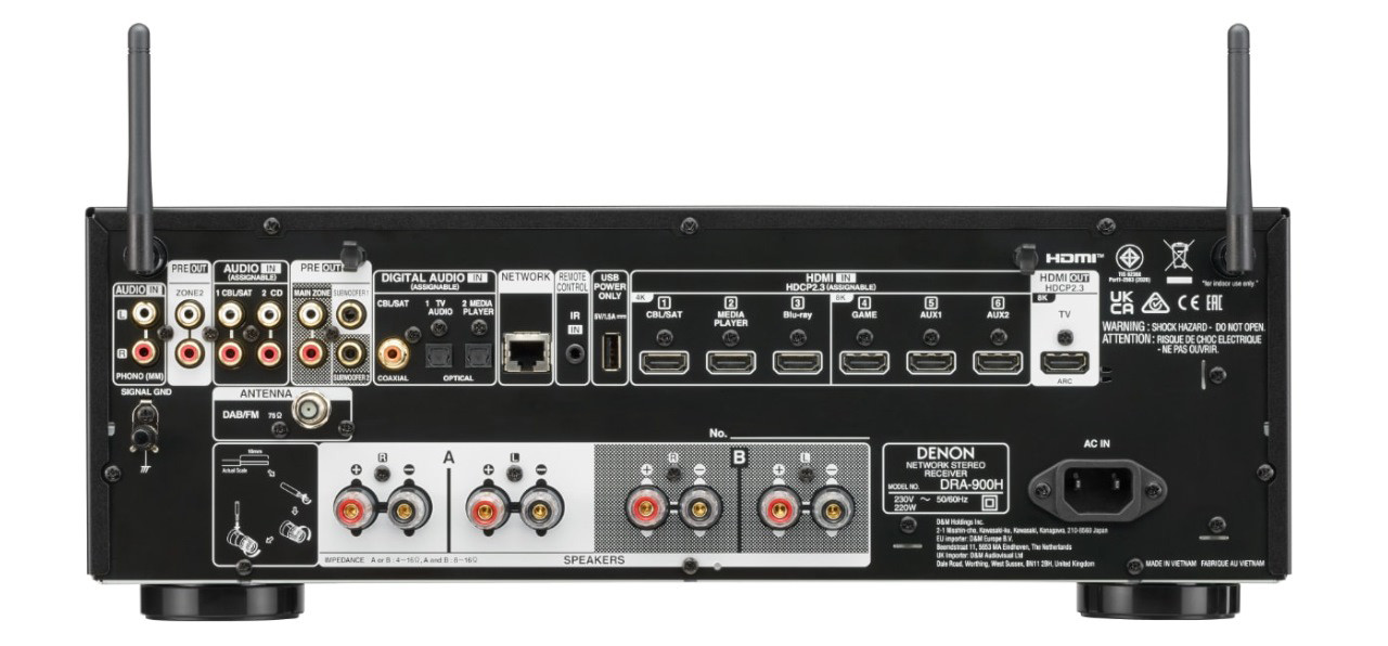 Amplituner Stereo DENON DRA-900H Czarny - zdjęcie 10