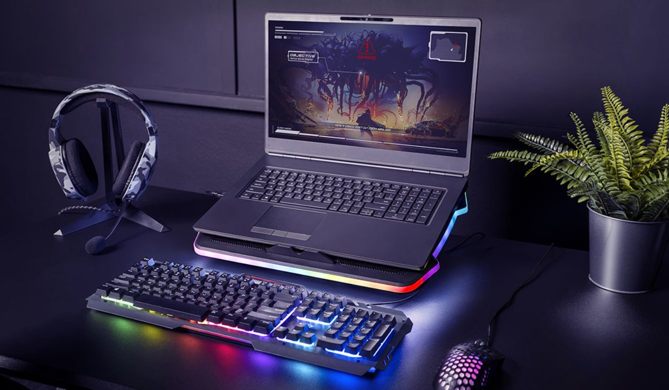 Podstawka chłodząca TRUST GXT1126 AURA LAPTOP COOLING STAND (24192) - zdjęcie 3