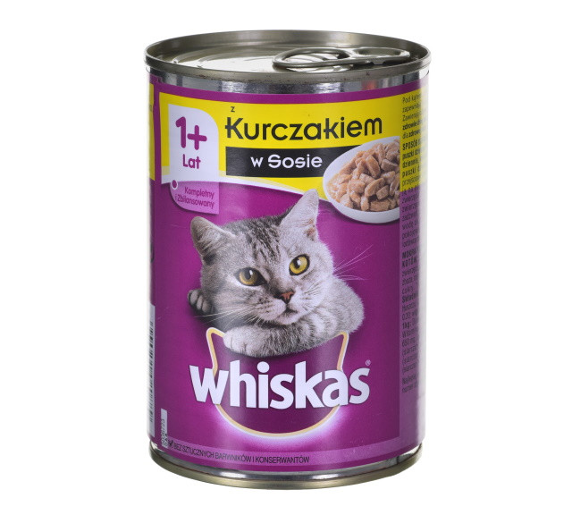 WHISKAS Adult z Kurczakiem w sosie - mokra karma dla kota - 400 g - zdjęcie 1