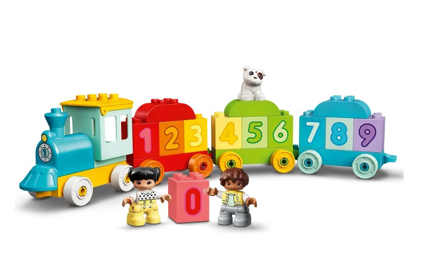 LEGO DUPLO 10954 Pociąg z cyferkami nauka liczenia - zdjęcie 2
