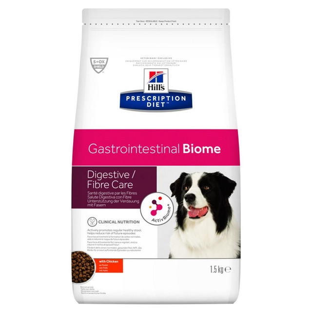 HILL'S Prescription Diet Gastrointestinal Biome z kurczakiem - sucha karma dla psa - 1,5 kg - zdjęcie 2