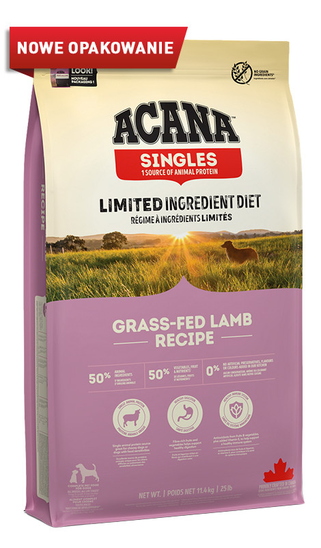 ACANA Grass-fed Lamb - sucha karma dla psa - 11,4 kg + 2 kg za 1 zł! - zdjęcie 1
