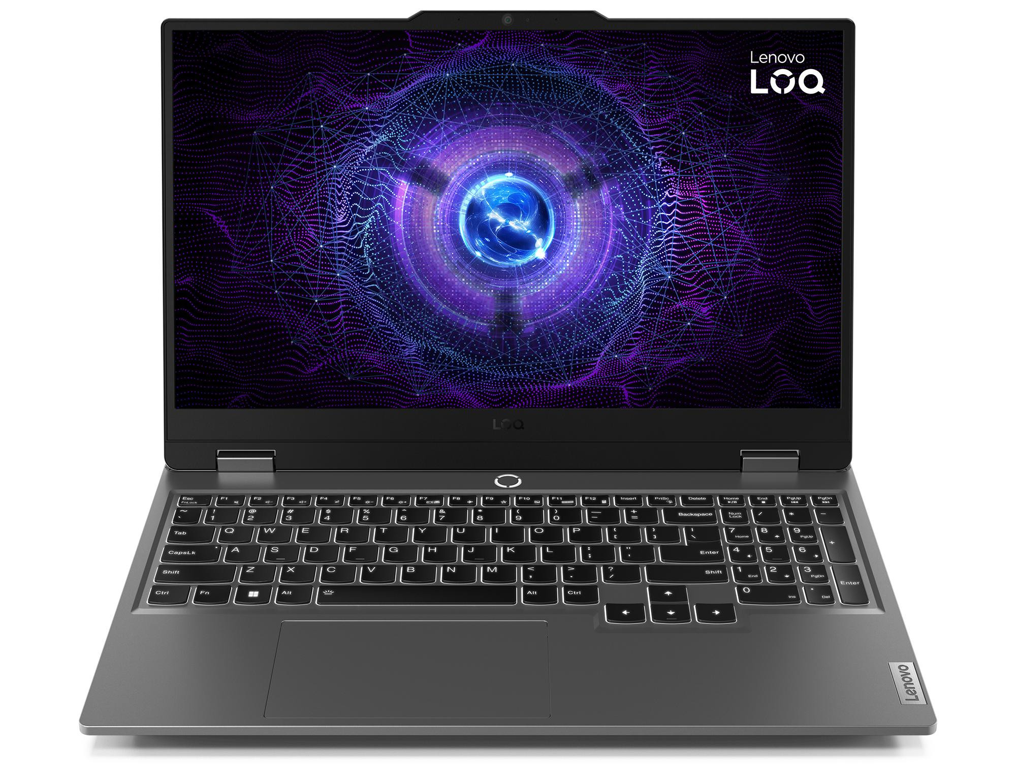 Lenovo LOQ 15IAX9 i5-12450HX 15.6" FHD IPS 300nits AG 144Hz 16GB DDR5 4800 SSD512 GeForce RTX 3050 6GB NoOS Luna Grey - zdjęcie 1