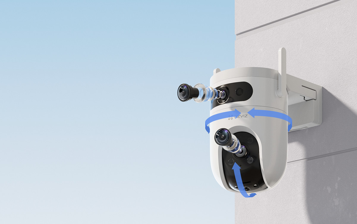 Kamera IP Ezviz H9C WiFi Obrotowa 2K 2w1 (3MP+3MP) - zdjęcie 3